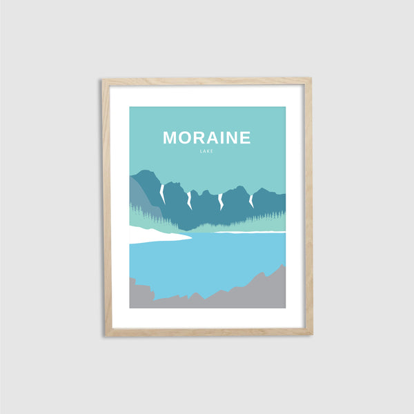 Banff Moraine Print