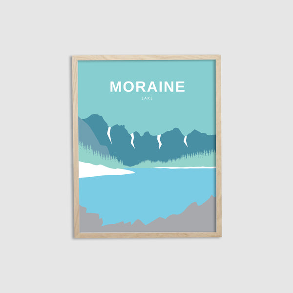 Banff Moraine Print