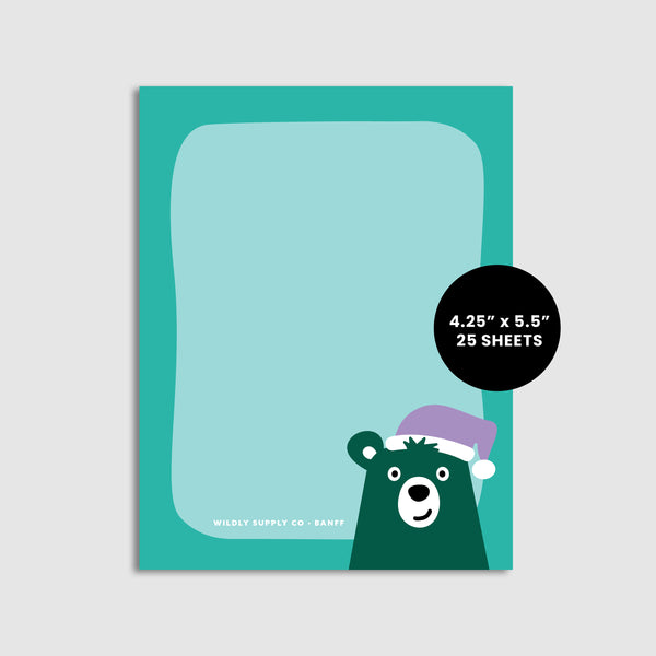 Notepad - Holiday Bear