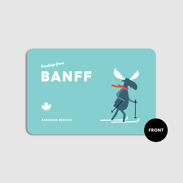 Banff Moose Postcard
