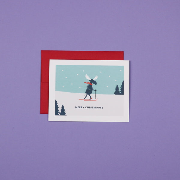 Holiday Card - Merry Chrismoose