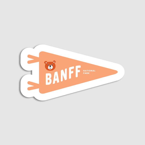 Banff Flag Orange - Sticker