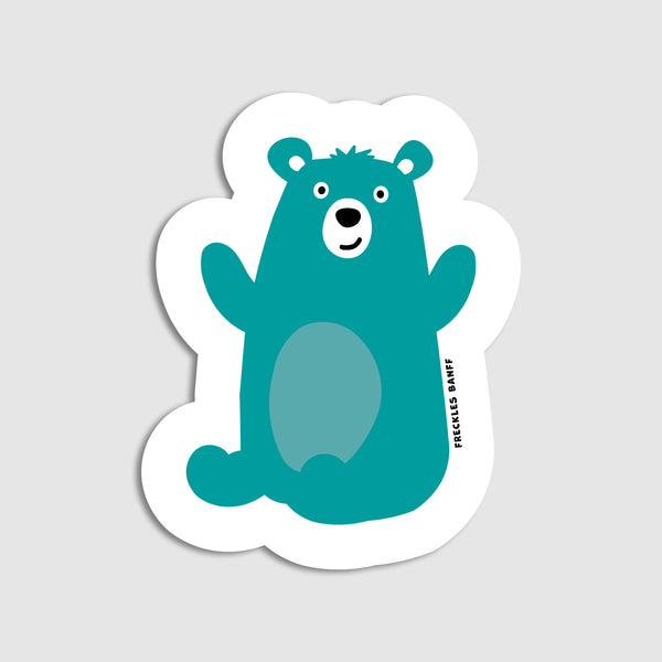 Bear Sitting - Sticker