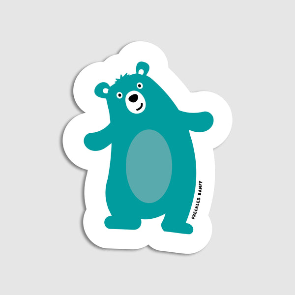 Bear Standing Left - Sticker