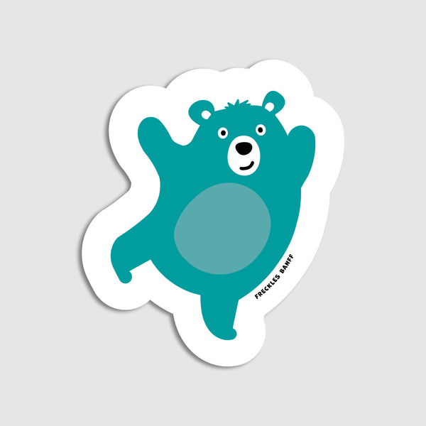 Bear Standing Right - Sticker