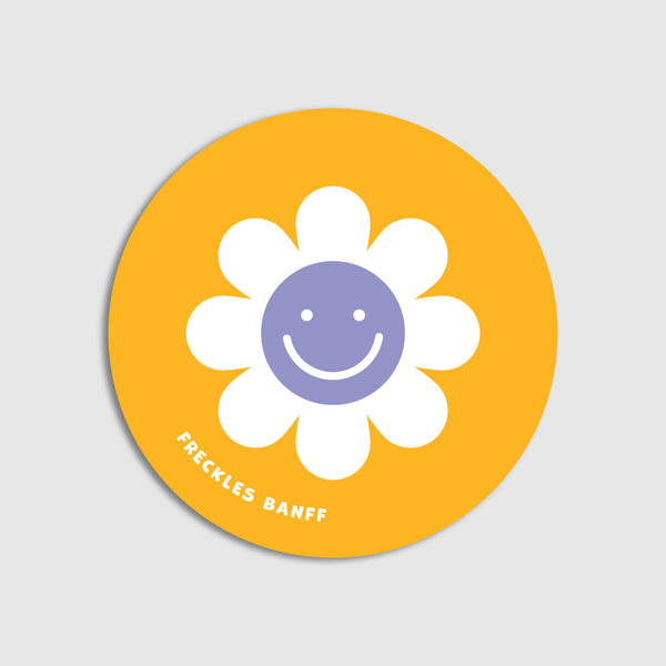 Flower Circle Yellow - Sticker