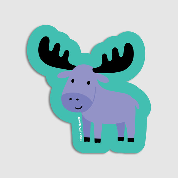Moose Purple - Sticker