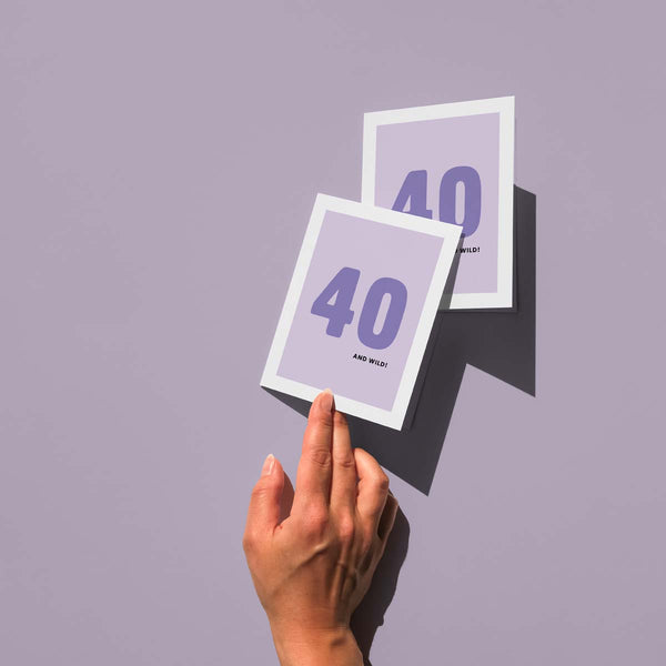 40th Birthday Card