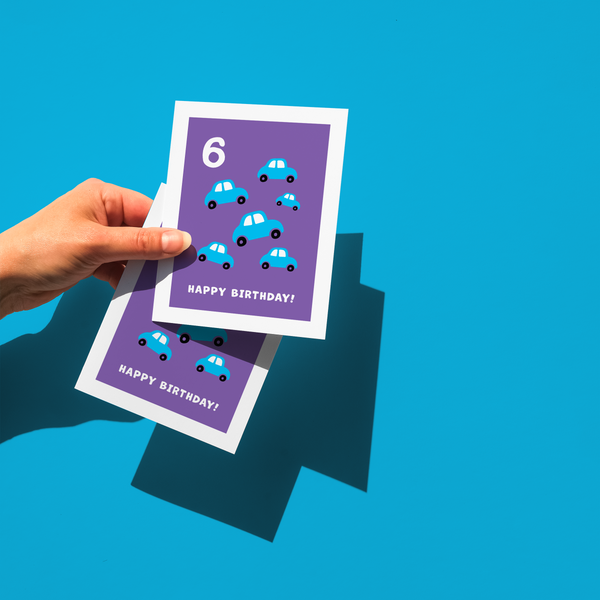 Happy 6th Birthday (Cars Card