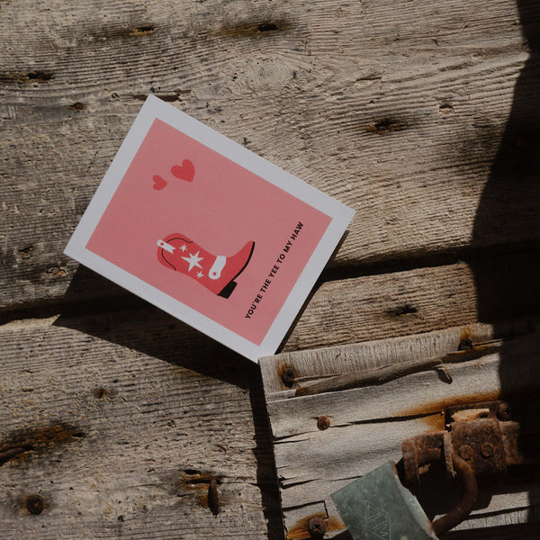 Cowboy Love Card