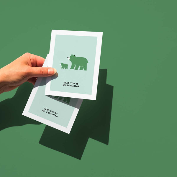 Glad You're My Papa Bear Card