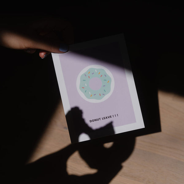 Donut Leave Card
