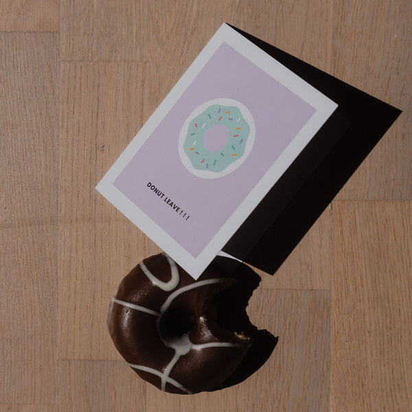 Donut Leave Card
