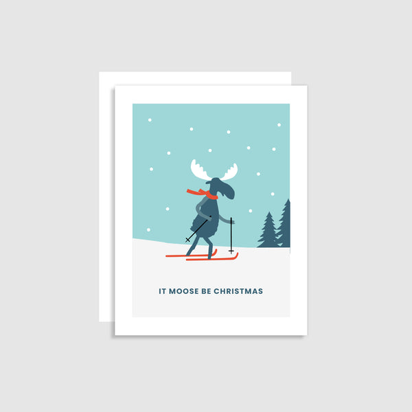Holiday Card - It Moose be Christmas