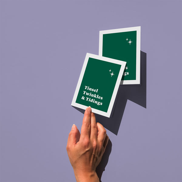 Holiday Card - Tinsel, Twinkles and Tidings