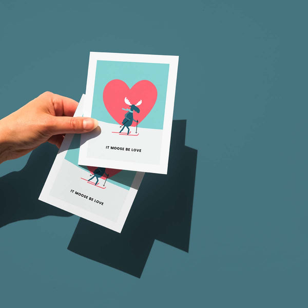 It Moose Be Love Card