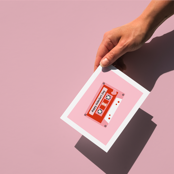 Valentine's Day Mix Tape Card