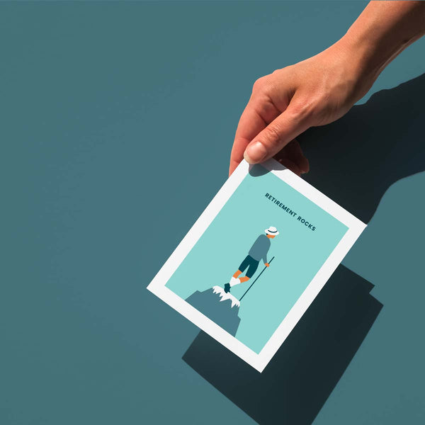 Retirement Rocks Card