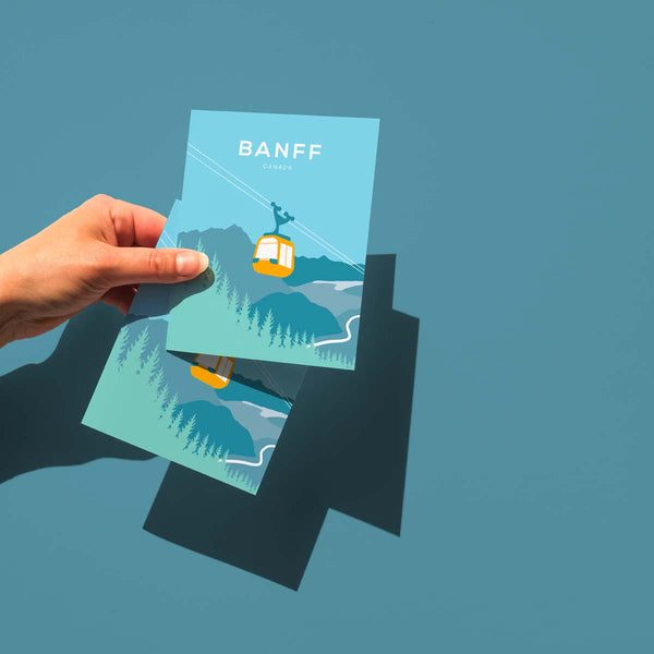 Banff Gondola Greeting Card
