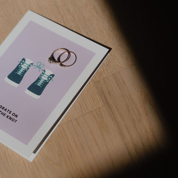 Congrats On Tying The Knot (Boots) Card