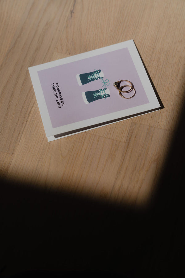 Congrats On Tying The Knot (Boots) Card