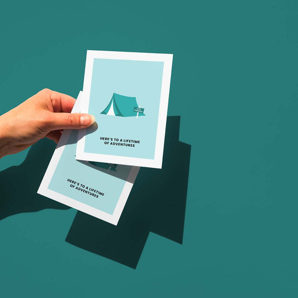 Lifetime of Adventures Wedding Card