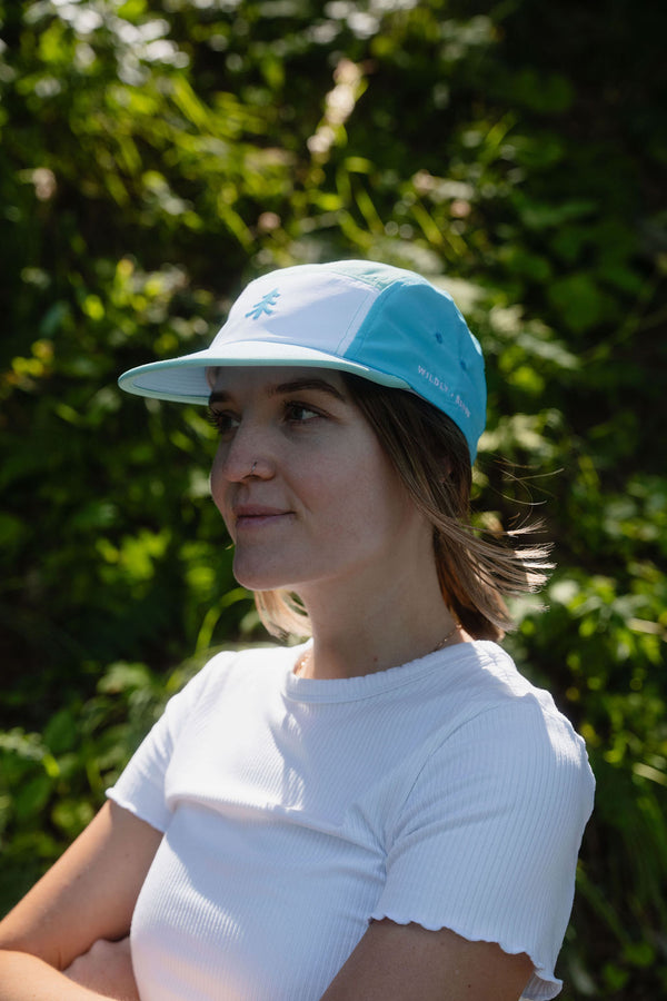 Nylon 5 Panel Cap - Teal