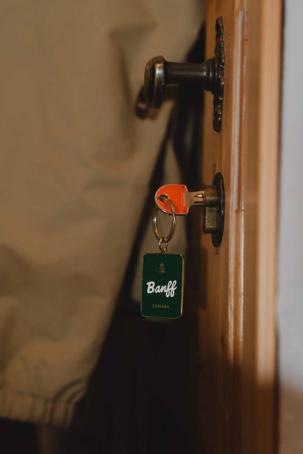 Banff Green Key Ring