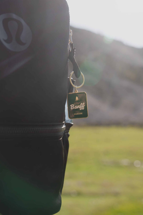 Banff Green Key Ring