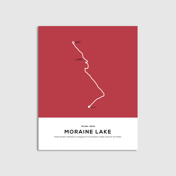 Moraine Lake Trail Map