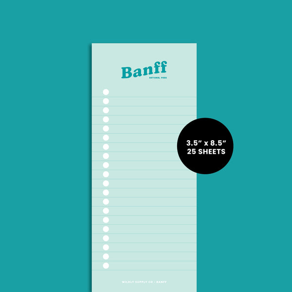 Notepad - Banff 3.5x8.5