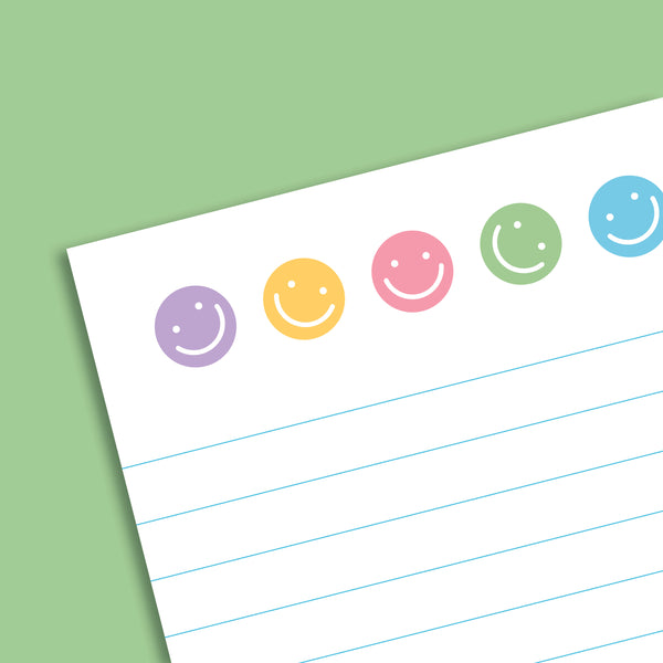 Notepad - Smiley Face 4.25x7