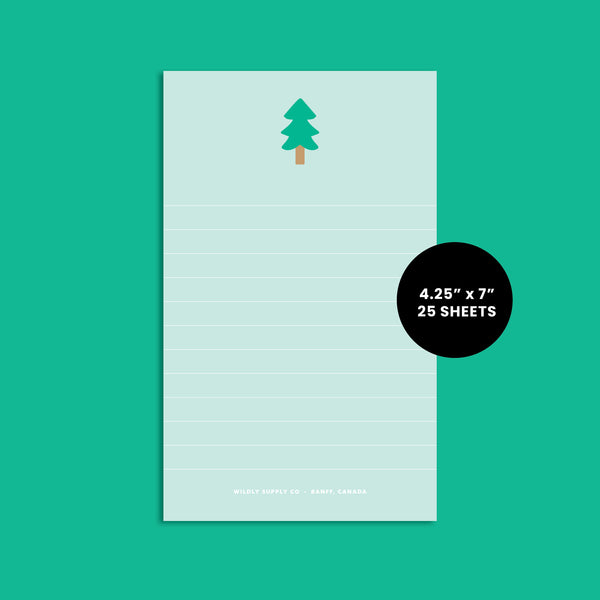 Notepad - Tree 4.25x7