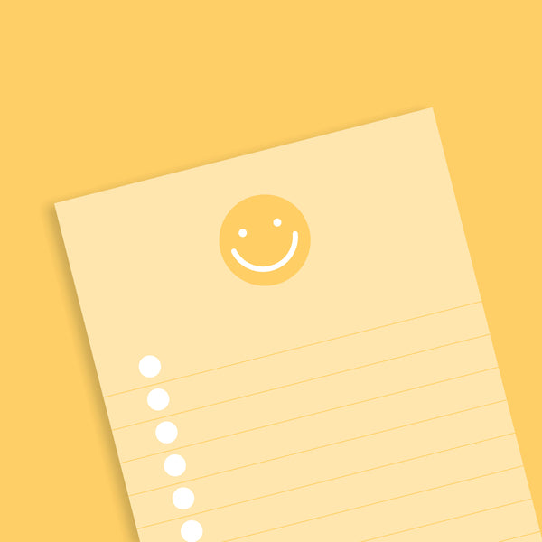 Notepad - Smiley Face 3.5x8.5