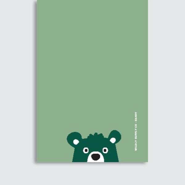 Notepad - Bear Green 4.25x7