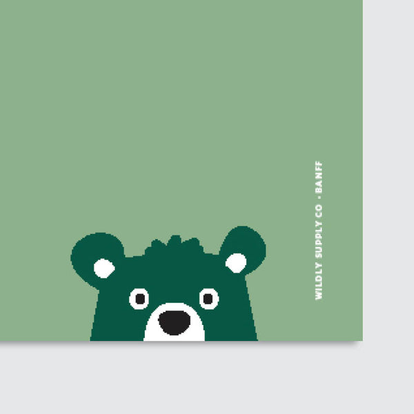 Notepad - Bear Green 4.25x7
