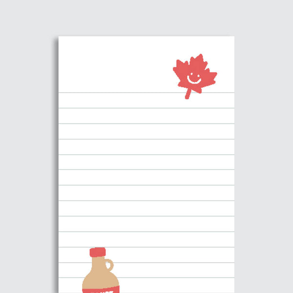 Notepad - Maple Leaf 4.25x7