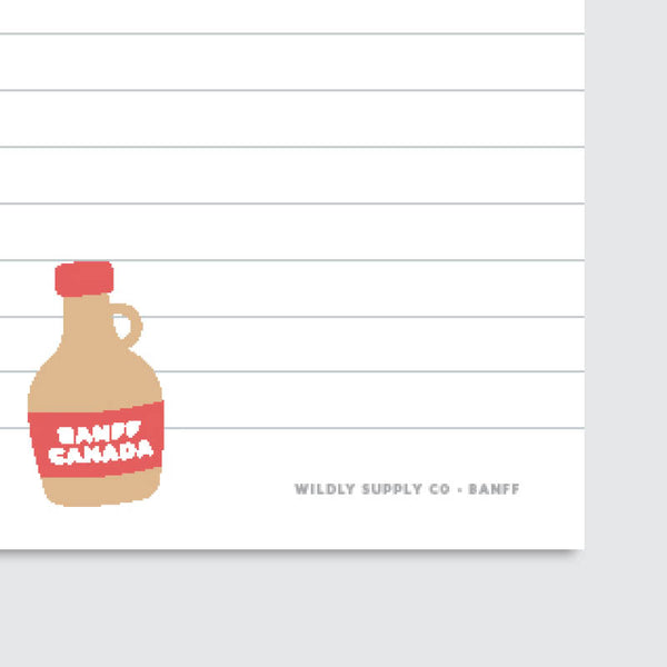 Notepad - Maple Leaf 4.25x7