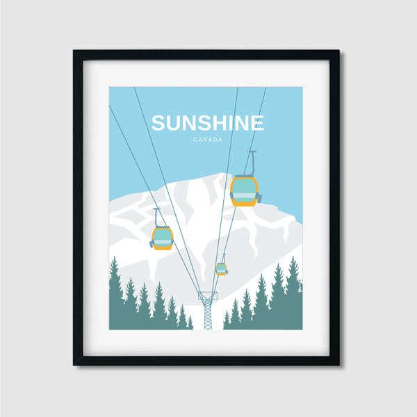 Sunshine Gondola Print