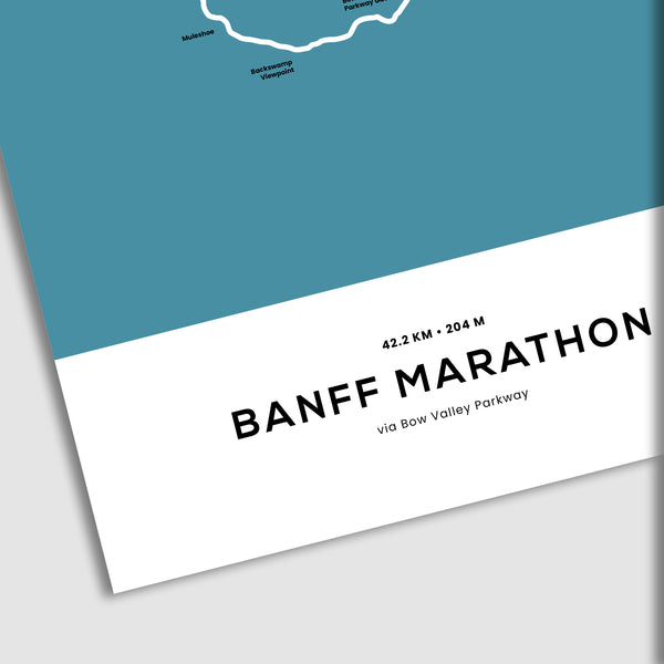 Banff Marathon Trail Map