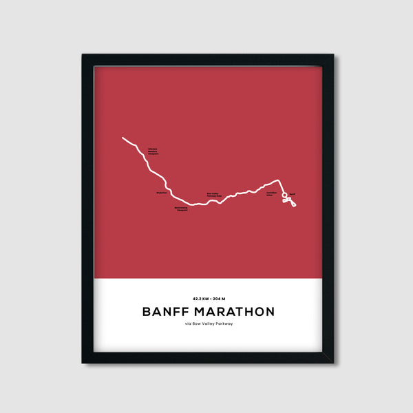 Banff Marathon Trail Map
