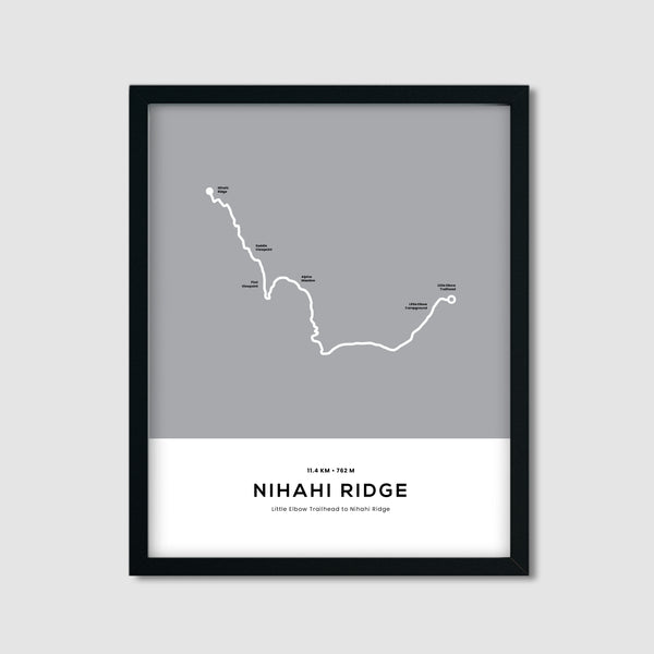 Nihahi Ridge Trail Map