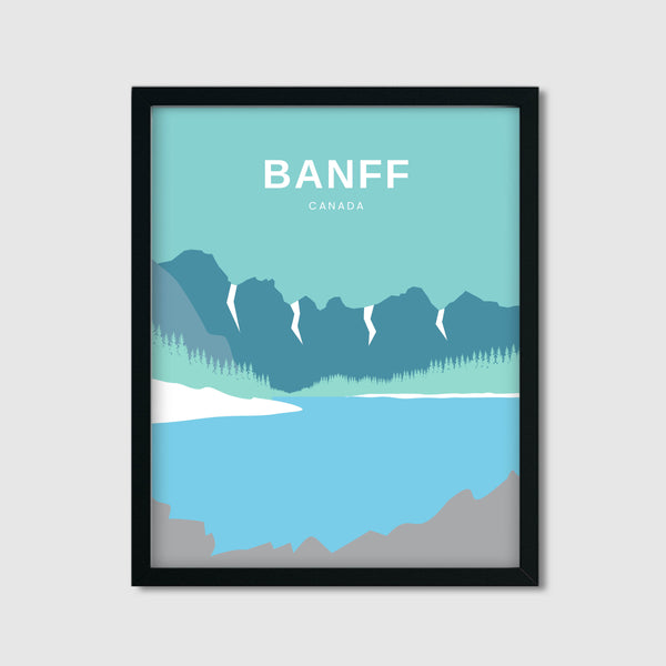 Banff Moraine Print