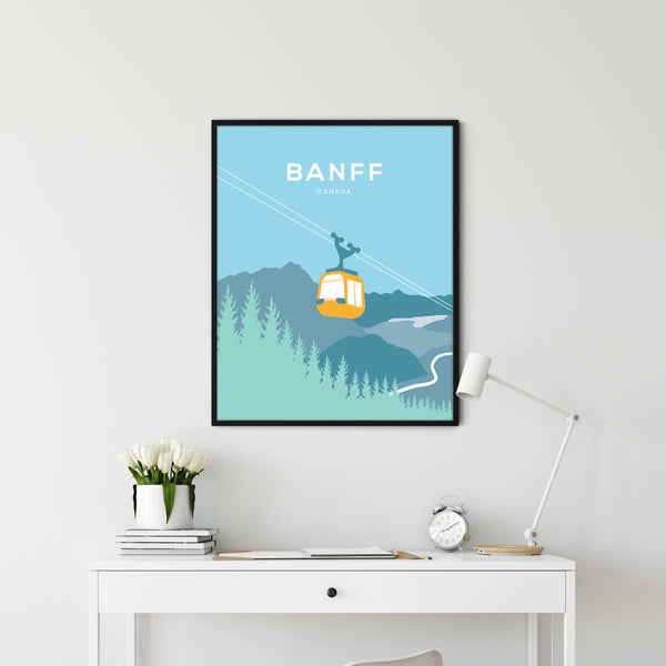 Banff Gondola Print