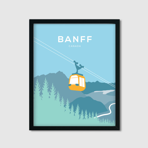Banff Gondola Print