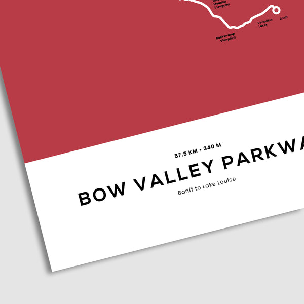 Bow Valley Parkway Trail Map