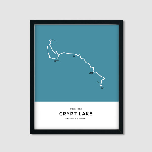 Crypt Lake Trail Map