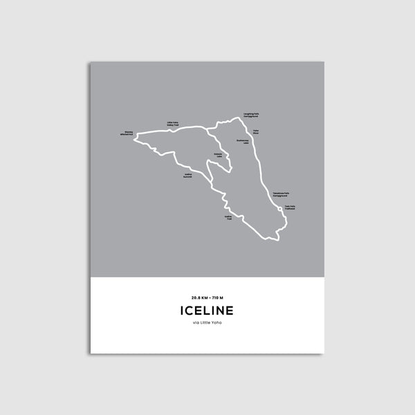 Iceline Trail Map