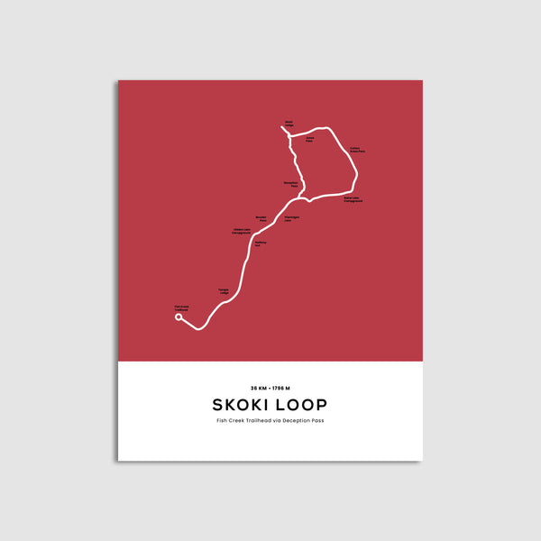 Skoki Loop Trail Map