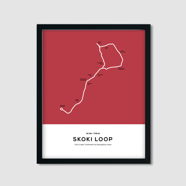 Skoki Loop Trail Map